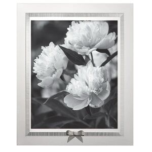 kate spade Silver Photo Frame with Bow Accent